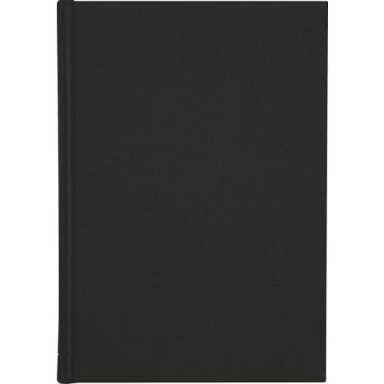 Mayland A5 notesbog med linjer i sort