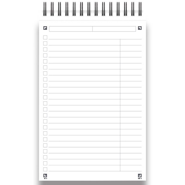 Oxford Task Manager notesblok 125x200mm assorteret