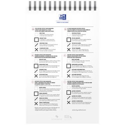 Oxford Task Manager notesblok 125x200mm assorteret