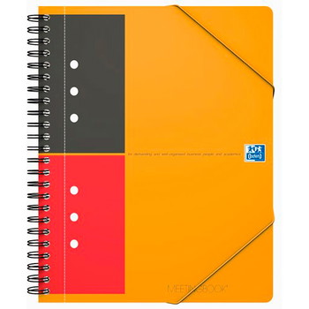 Oxford MeetingBook notesblok A5+ linjeret