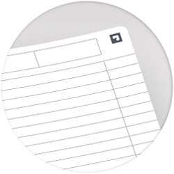 Oxford Smart Black notesbog A4 linjeret