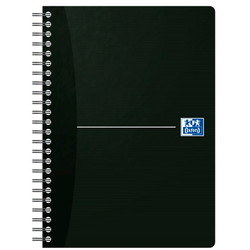 Oxford Smart Black notesbog A5 kvadreret