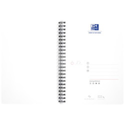 Oxford Smart Black notesbog A5 kvadreret