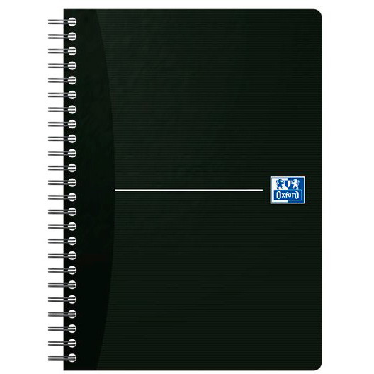 Oxford Smart Black notesbog A5 linjeret