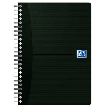 Oxford Smart Black notesbog A5 linjeret