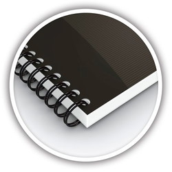 Oxford Smart Black notesbog A5 linjeret