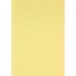 Bantex konceptpapir linjeret gul