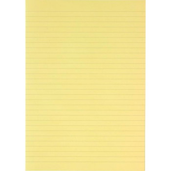 Bantex konceptpapir linjeret gul