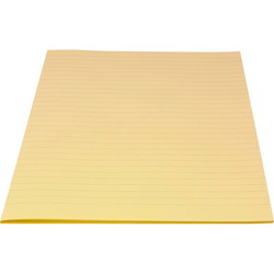 Bantex konceptpapir linjeret gul