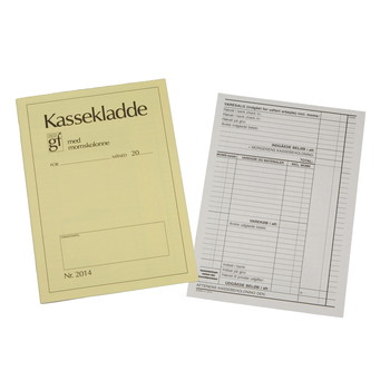 Kassekladde 2014 140x205mm 32ark