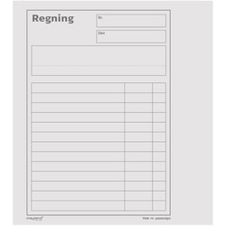 Mayland regningsblok 126x148mm 