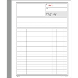 Mayland regningsblok 148x200mm