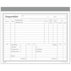 Mayland dagseddel 200x148mm 