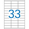 Apli multietiketter 70x25,4mm hvid
