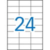 Apli multietiketter 70x37mm hvid