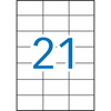 Apli multietiketter 70x42,4mm hvid