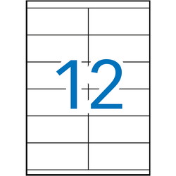 Apli multietiketter 105x48mm hvid
