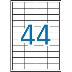 Apli multietiketter 48,5x25,4mm hvid