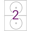 Apli CD/DVD etiketter Ø117mm 25ark