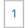 Apli multietiketter 199,6x289,1mm hvid