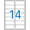 Apli multietiketter 99,1x38,1mm hvid