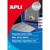 Apli polyester etiketter 210x297mm sølv