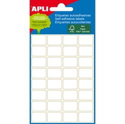 Apli etiketter 13mm hvid 320stk