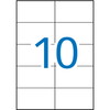 Apli 40 x 75 mm etiketter hvid