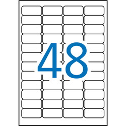 Apli 45,7 x 21,2 mm plomberingsetiketter