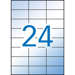 Apli etiketter 70x37mm transparent 