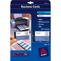 Avery C32015 250 visitkort