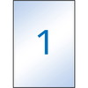 Apli etiketter 210x297mm transparent