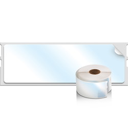 Dymo LabelWriter etiketter 36x89mm transparent