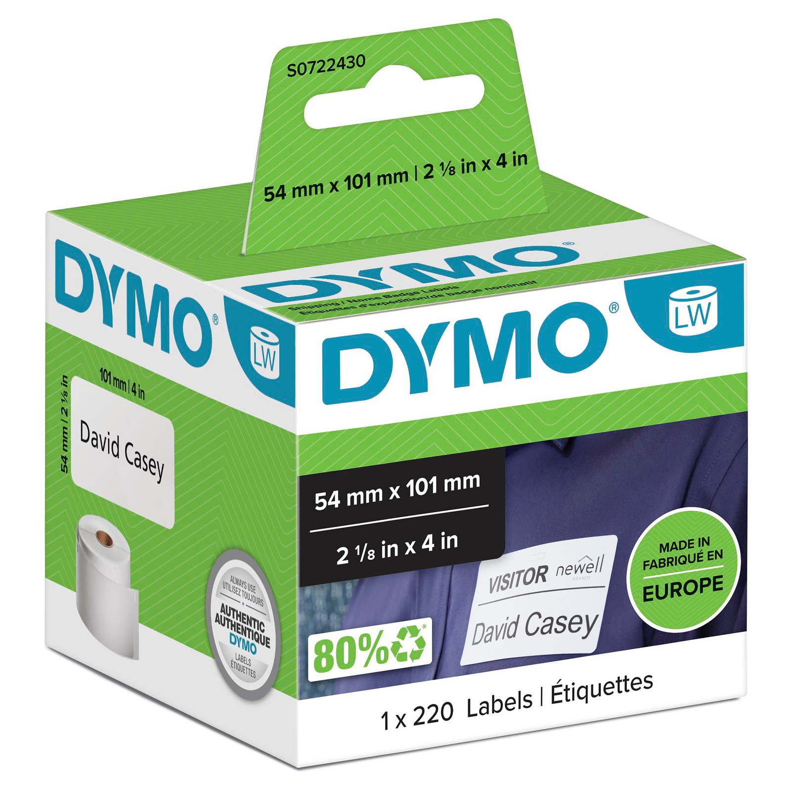 Dymo Shipping 54x101 99014 - Daarbak Redoffice A/S