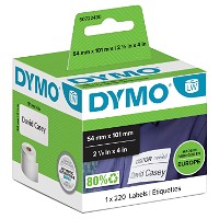 Dymo LabelWriter shipping-etiketter 54x101mm hvid