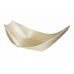 Serveringsbåd træ 80 mm 100 stk