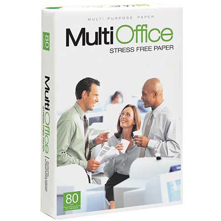 MultiOffice Speedbox A4 80g papir med huller (2500)