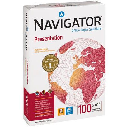 Kopipapir hvid 100g A4 (500) Navigator Presentation