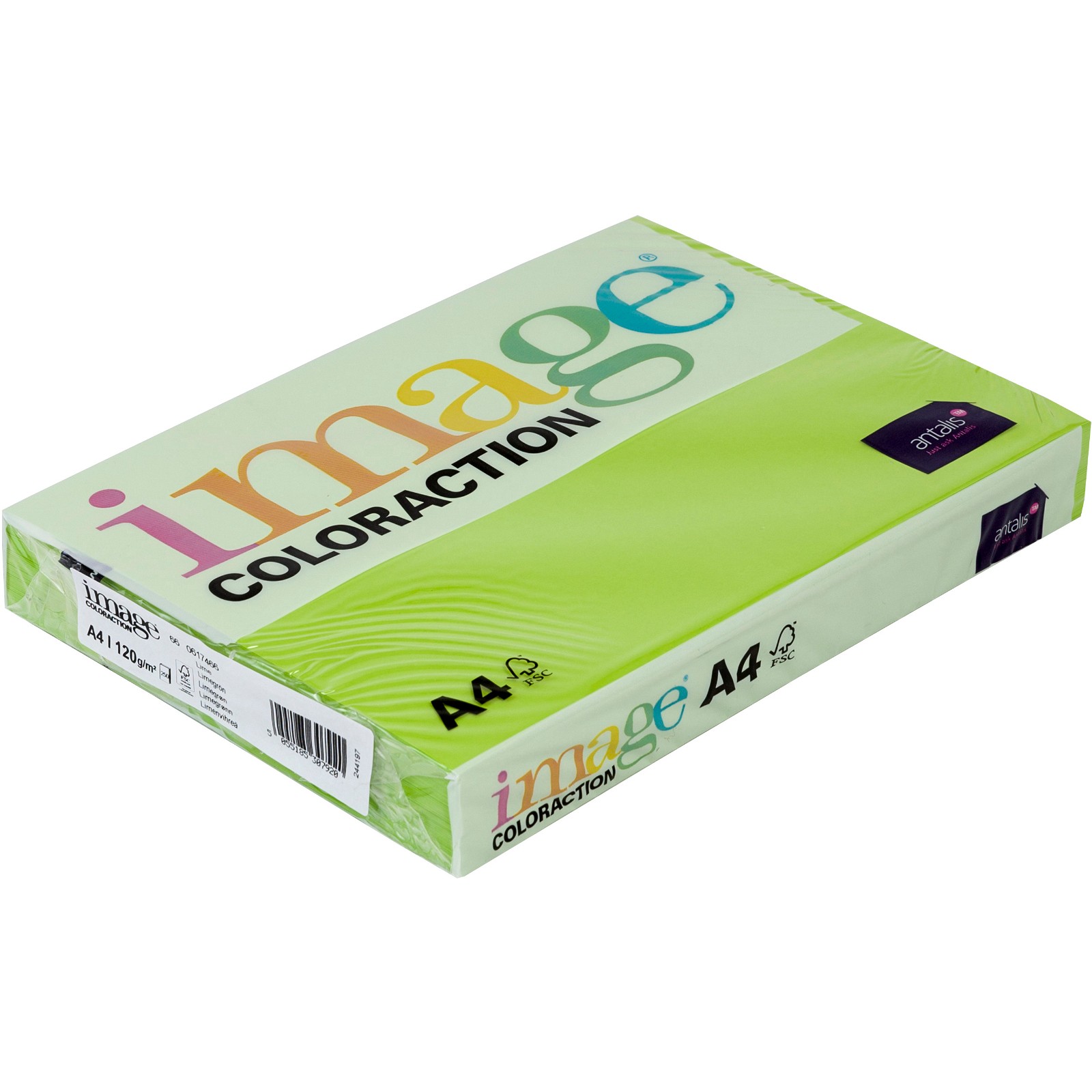 Image Coloraction A4 120g Lime 250 ark
