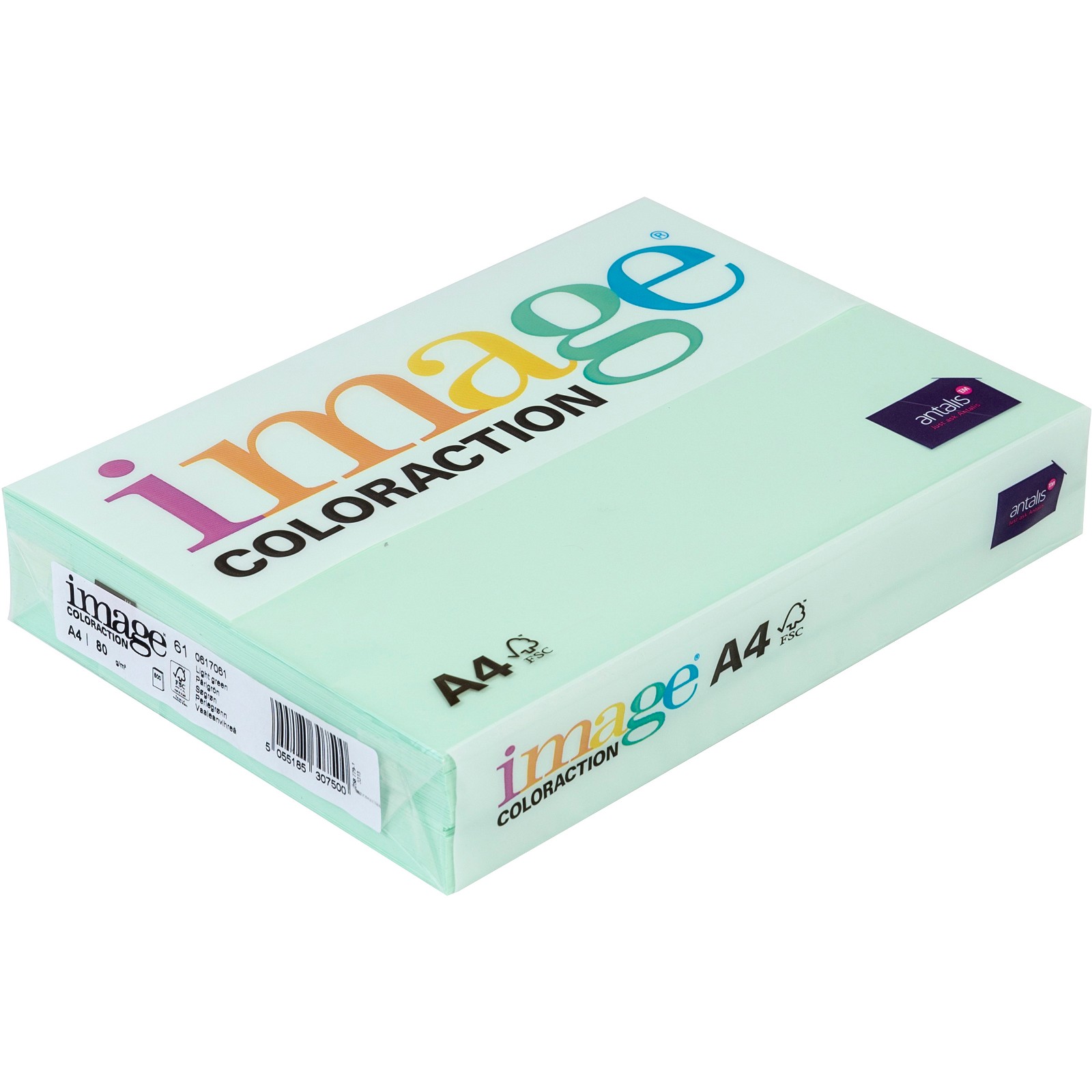 Image Coloraction A4 80g Light Green 500 ark