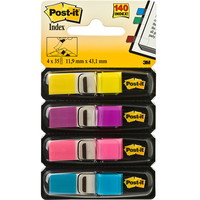 Post-it indexfaner 11,9x43,1mm 4stk