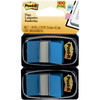 Post-it indexfaner 25x43mm blå 2 stk