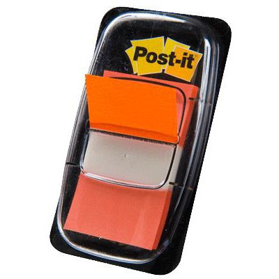  Post-it indexfane i orange