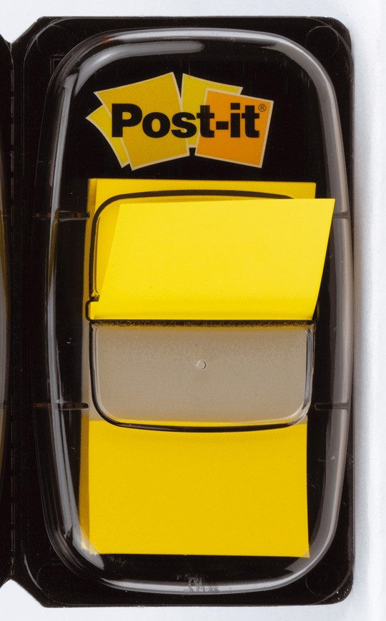  Post-it 3M indexfane i gul