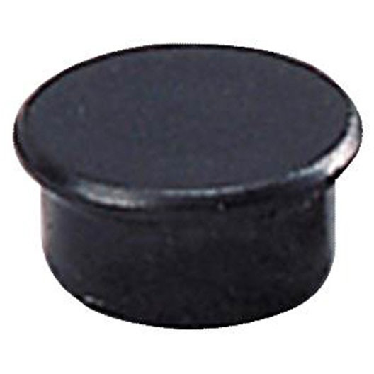 Dahle magneter i sort 13 mm 10 stk
