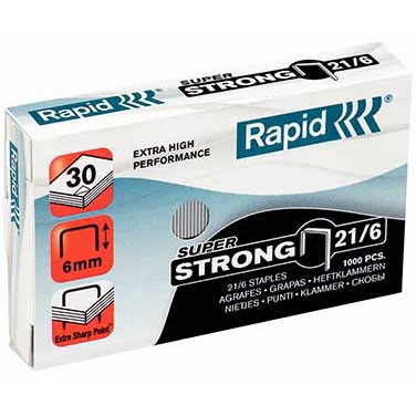 Rapid Super Strong 21/6 hæfteklammer