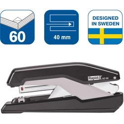 Rapid SO60 hæftemaskine sort
