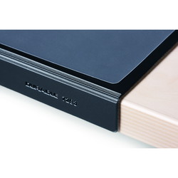 Durable 50 x 65 cm skriveunderlag med kant i sort