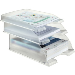 Leitz Plus brevbakke i standard størrelse i farven klar