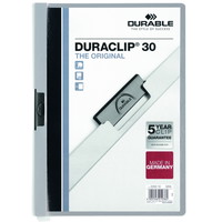 Durable Duraclip® 30 A4 klemmappe grå